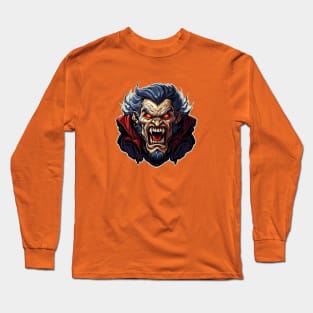 Angry Vampire Long Sleeve T-Shirt